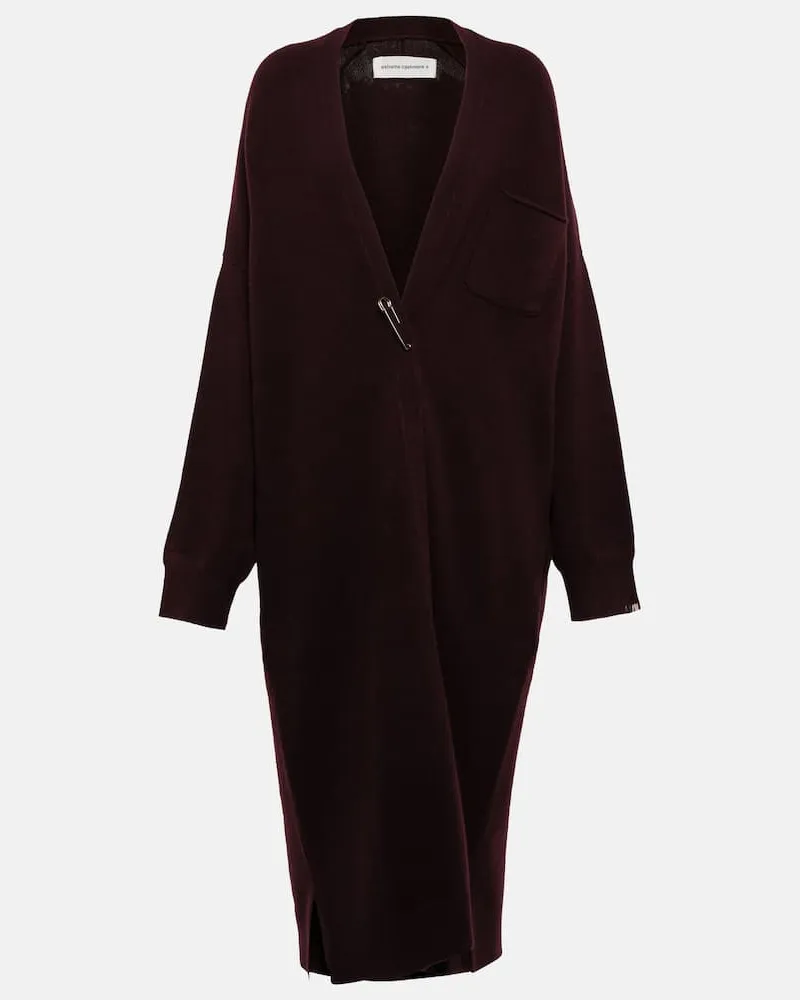 extreme cashmere Cardigan N°61 Koto aus einem Kaschmirgemisch Violett