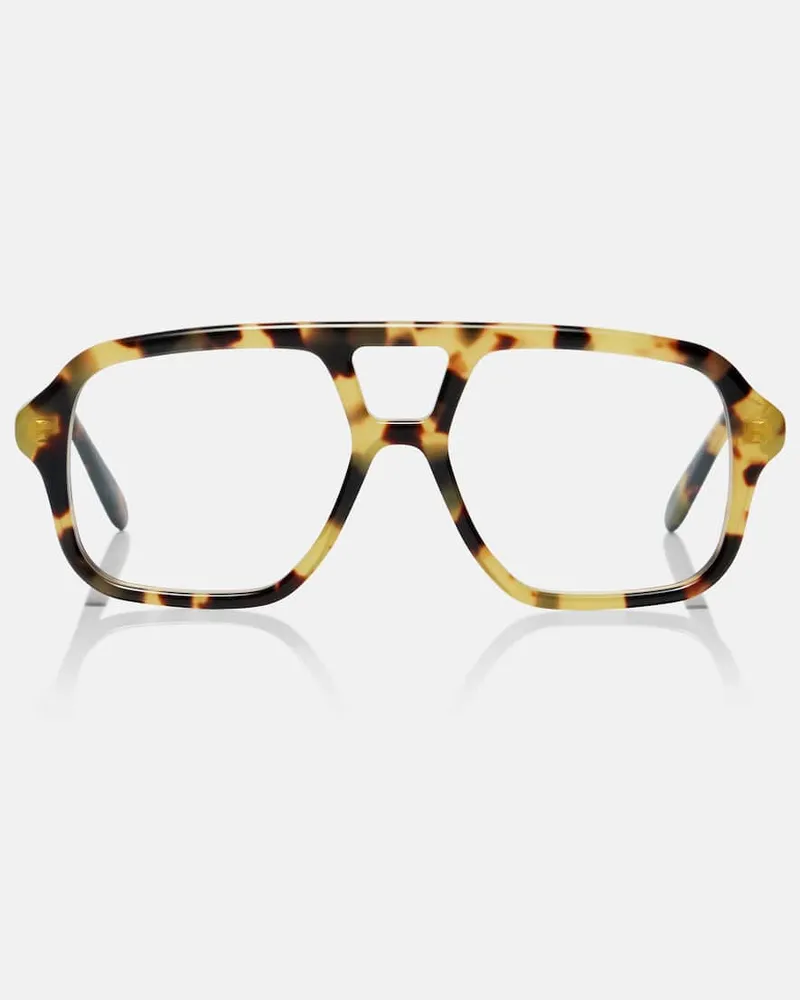 Loewe Aviator-Brille Slim Beige