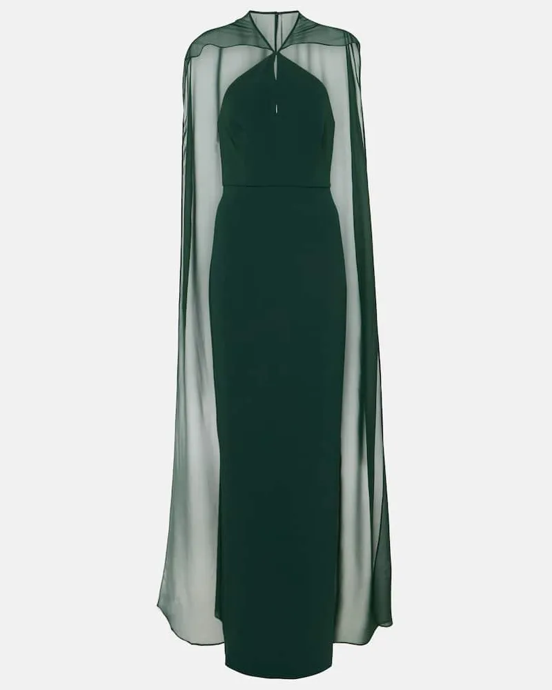 Roland Mouret Robe aus Crêpe Grün