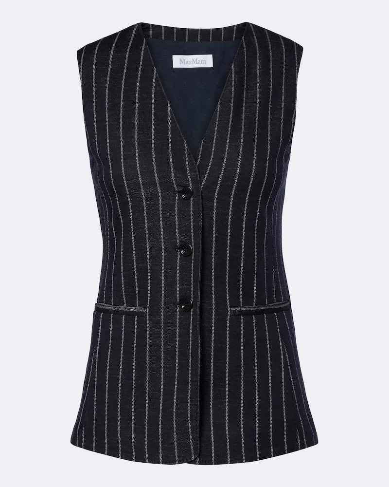 Max Mara Weste Blau