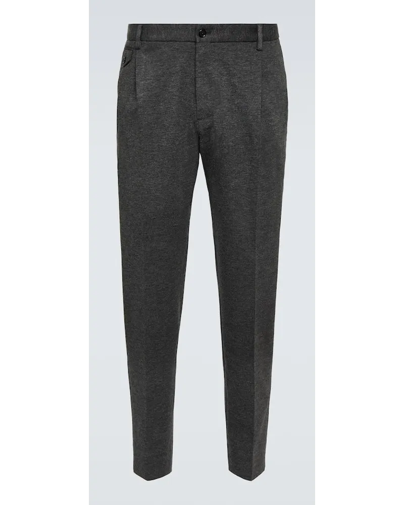 Dolce & Gabbana Gerade Hose Grau