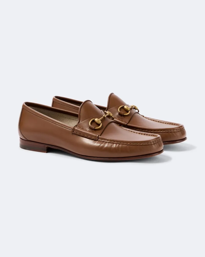 Gucci Loafers Horsebit 1953 aus Leder Braun