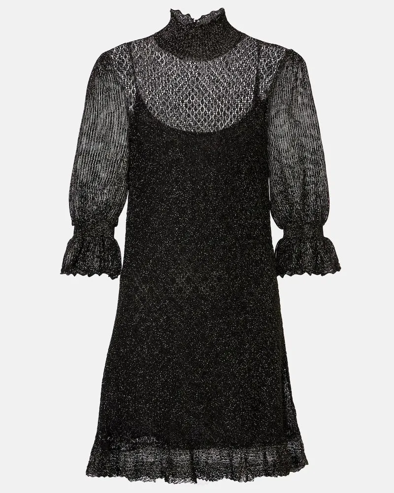 Chloé Chloé Minikleid aus Strick Schwarz