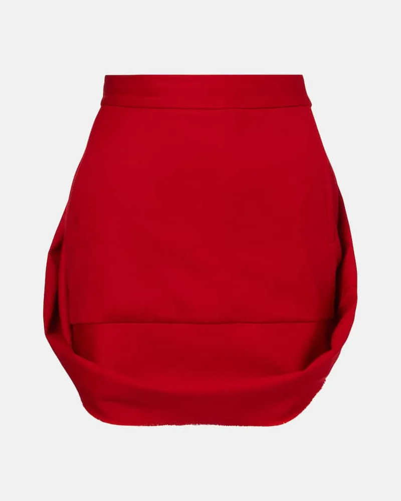 Vivienne Westwood Minirock Mini Frame aus Wolle Rot