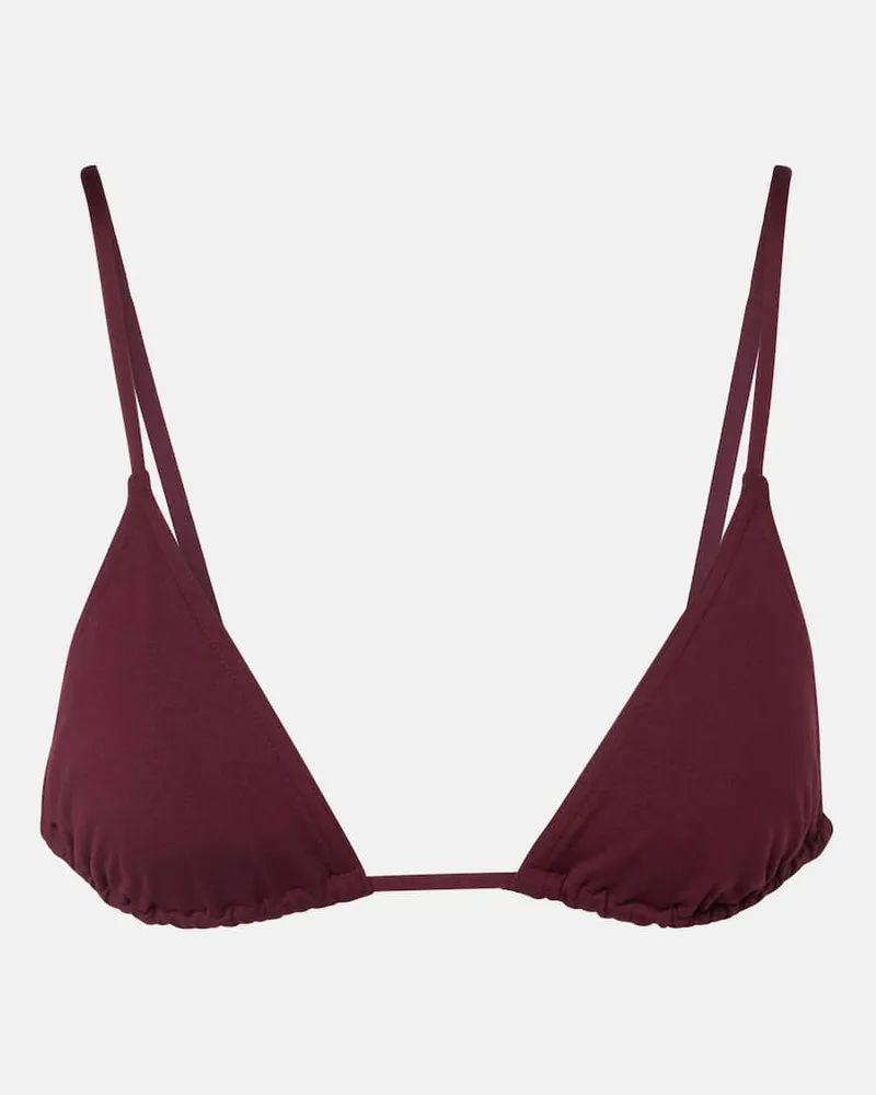 Eres Bikini-Oberteil Mouna Burgunderrot