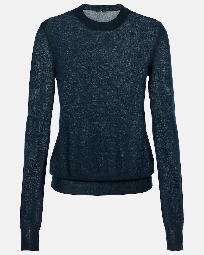 Joseph Pullover aus Kaschmir Blau