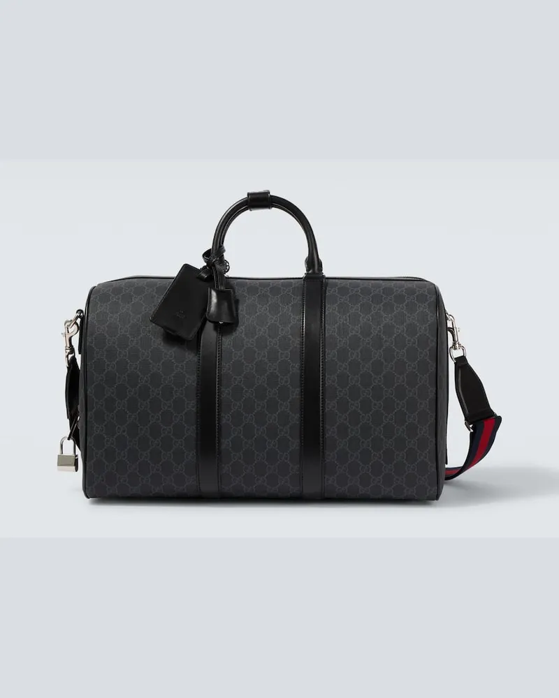 Gucci Weekender GG Supreme aus Canvas Schwarz