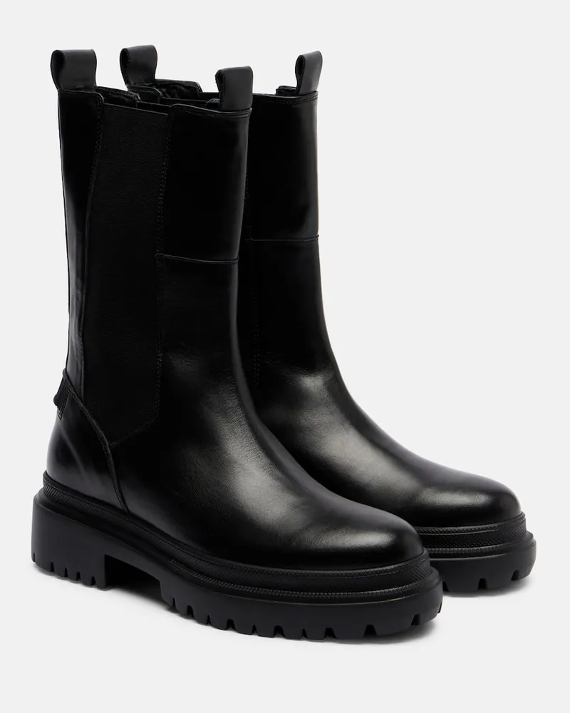 Bogner Chelsea Boots Chesa Alpina aus Leder Schwarz