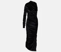 Maxikleid aus Samt