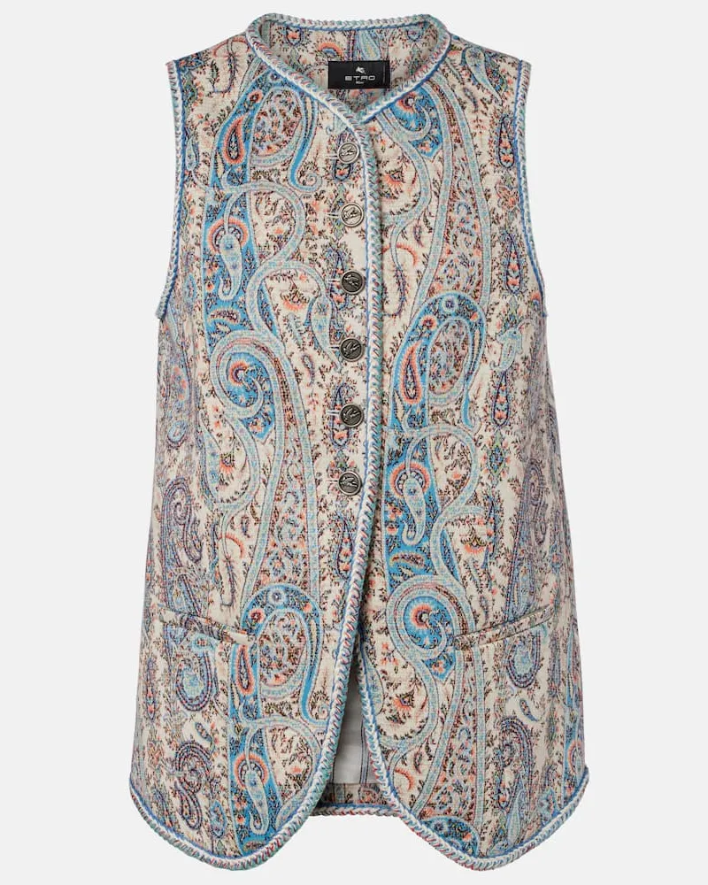 Etro Weste aus Jacquard Multicolor