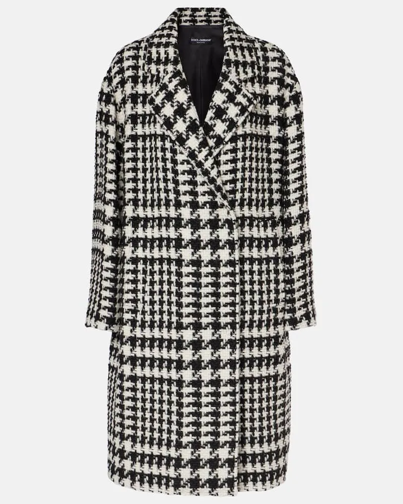 Dolce & Gabbana Oversize-Mantel Weiß