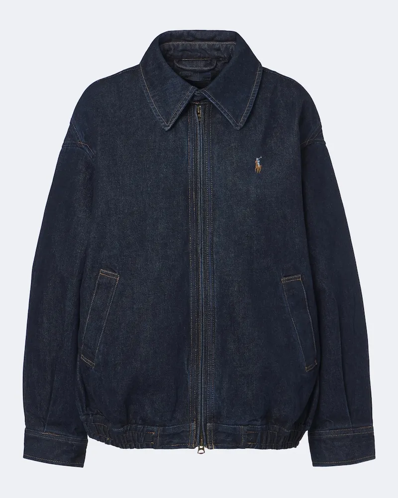 Ralph Lauren Oversize Jeansjacke Blau