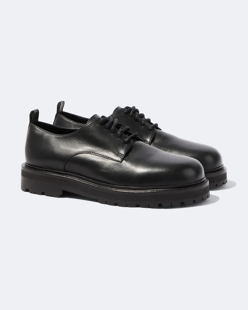 Studio Nicholson Schnürschuhe Jackson aus Leder Schwarz