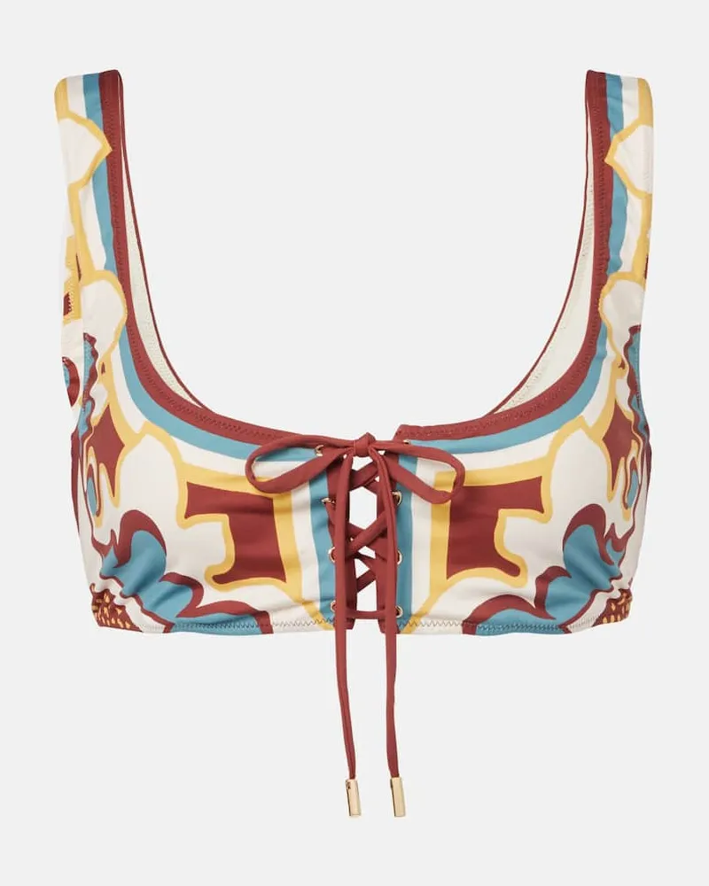 La DoubleJ Bikini-Oberteil Sunset Multicolor