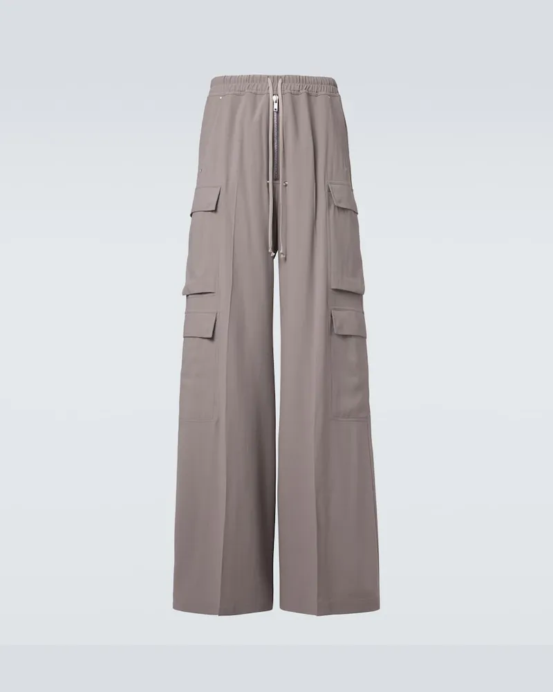 Rick Owens Cargohose Cargobelas aus Cady Beige