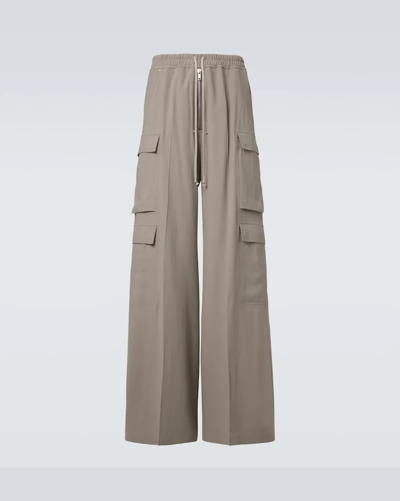 Rick Owens Cargohose Cargobelas aus Cady Beige