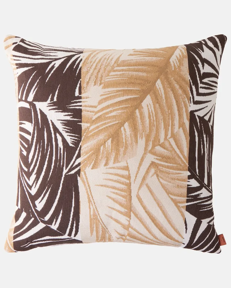 Missoni Kissen aus Jacquard Braun