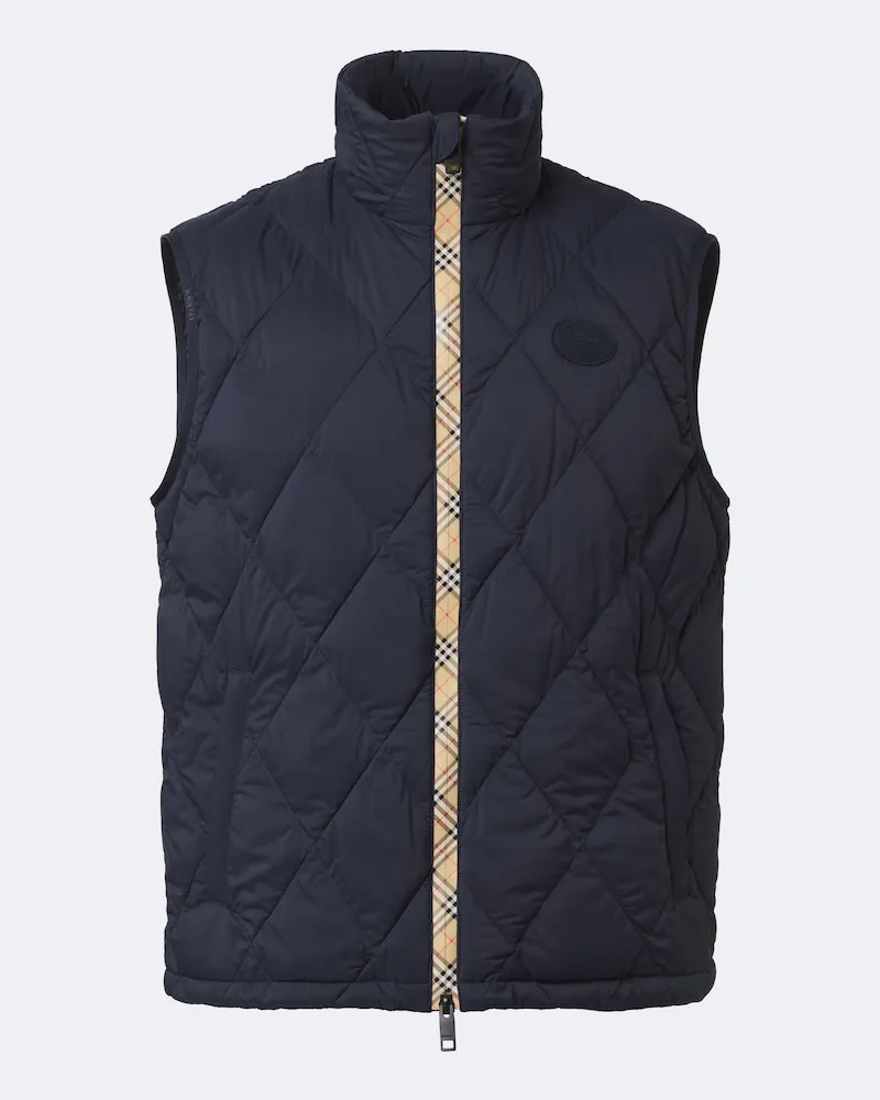 Burberry Steppweste Burberry Check Blau