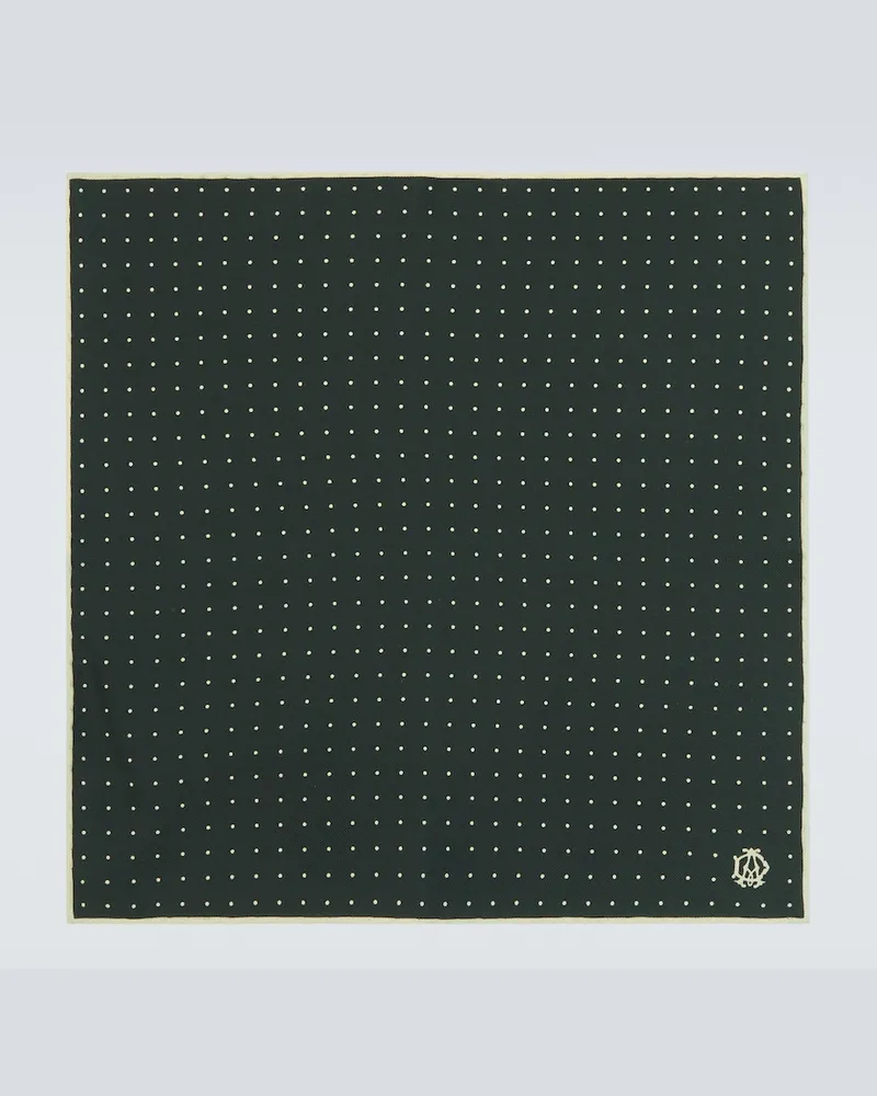 Dunhill Tuch aus Seiden-Twill Grün