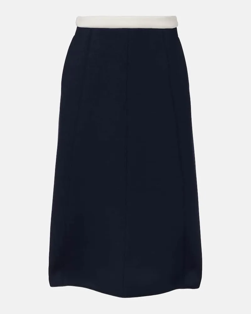 Max Mara Midirock Abaco aus Jersey Blau