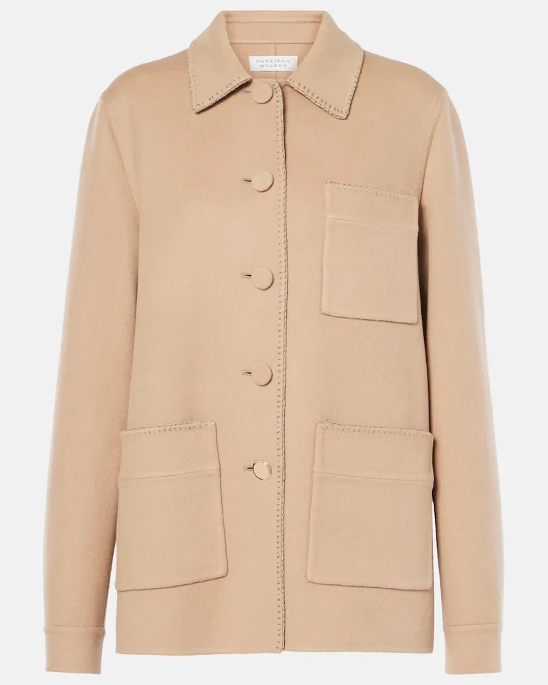 Gabriela Hearst Jacke Ulu aus Kaschmir Beige