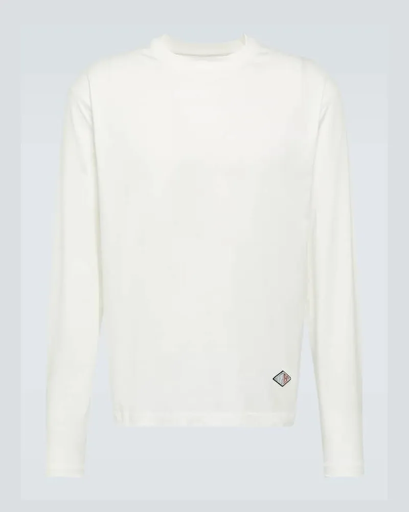 Bottega Veneta Longsleeve aus Baumwolle Weiß