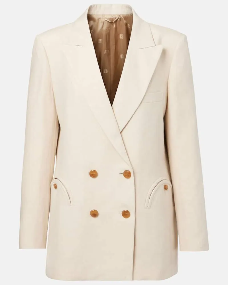 Blazé Milano Blazé Milano Blazer Midday Sun Everynight aus Leinen Weiß