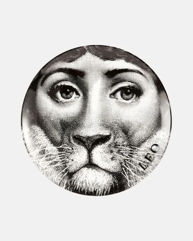 Fornasetti Wandteller Tema e Variazioni Nr. 352 Leo Schwarz