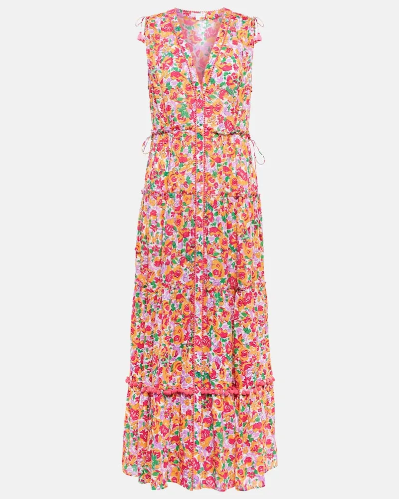 Poupette St Barth Maxikleid Ivy Orange