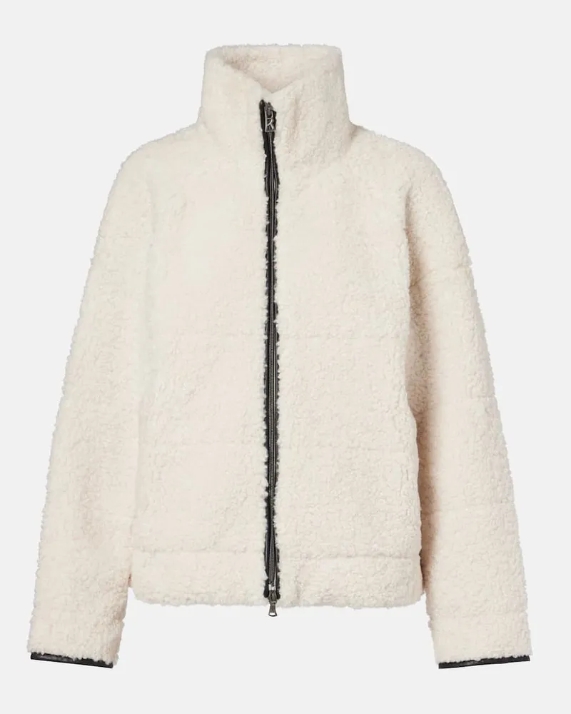 Bogner Jacke Katleen aus Teddyfleece Weiß