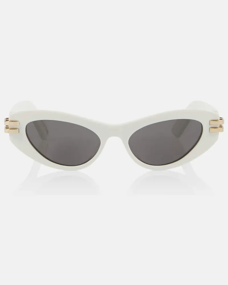 Dior Cat-Eye-Sonnenbrille CDior B1U Weiß