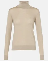 Ralph Lauren Rollkragenpullover aus Kaschmir Grau