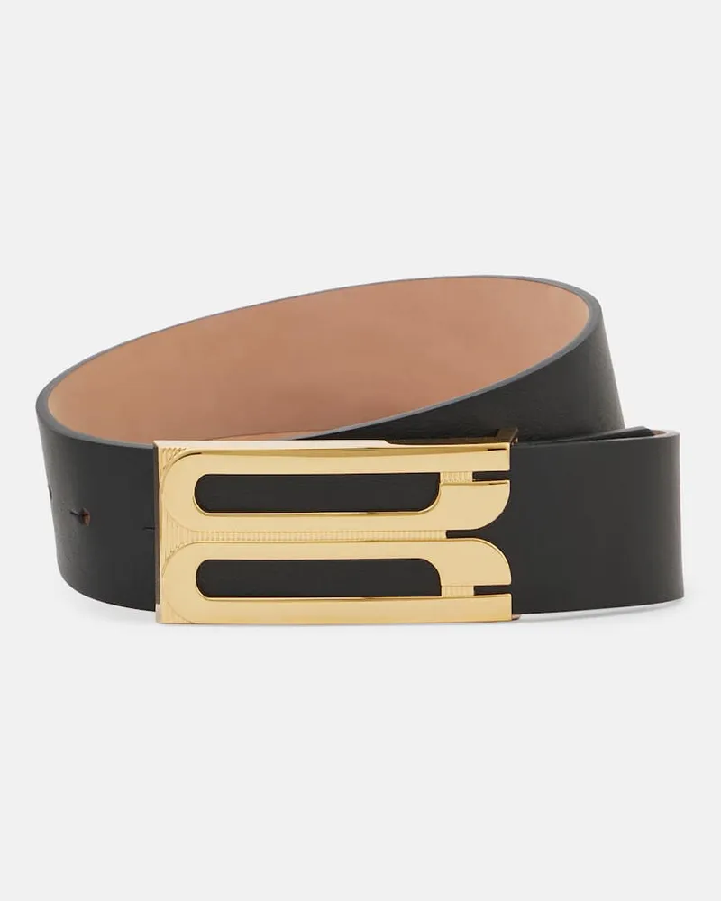 Victoria Beckham Gürtel aus Leder Schwarz