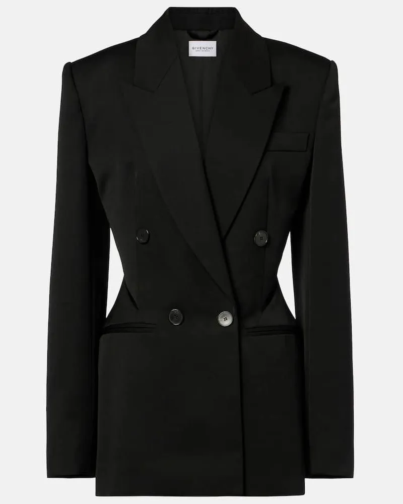 Givenchy Blazer aus Wolle Schwarz