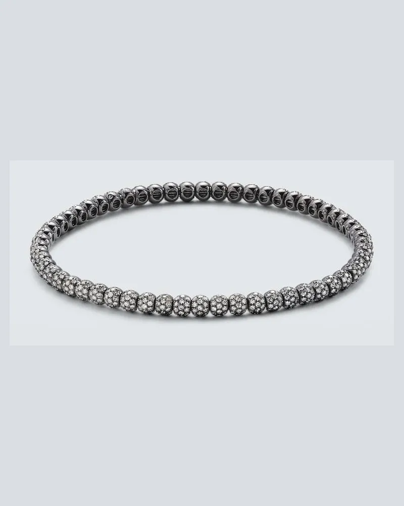 SHAY Armband aus 18kt Schwarzgold mit Diamanten Schwarz