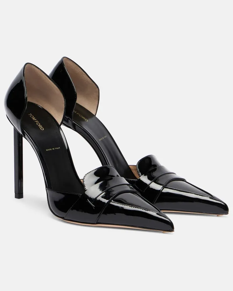 Tom Ford Pumps aus Lackleder Schwarz