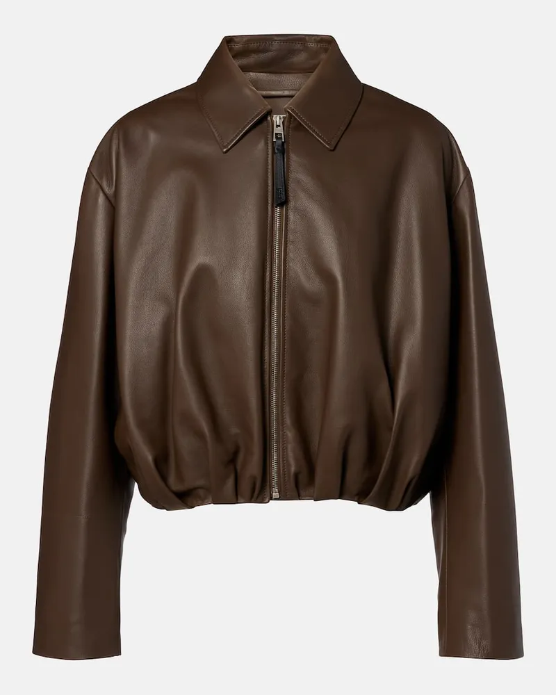 Loewe Lederjacke Braun