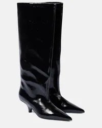 Totême Stiefel aus Leder Schwarz