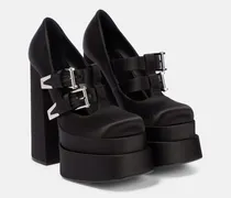 Plateau-Pumps Medusa Aevitas aus Satin