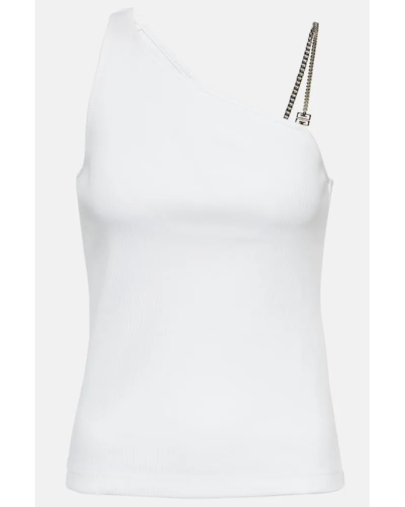 Givenchy Top aus Jersey Weiss