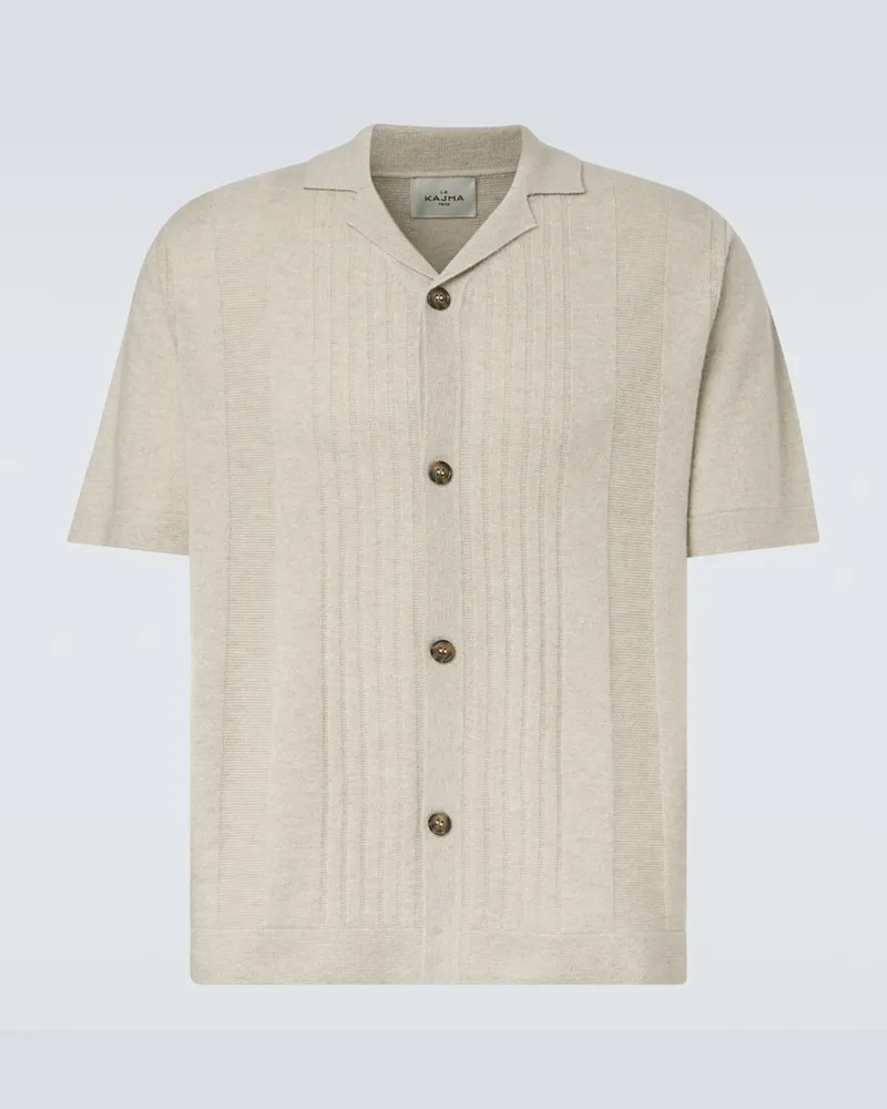 Le Kasha 1918 Hemd Gerone aus Kaschmir Grau