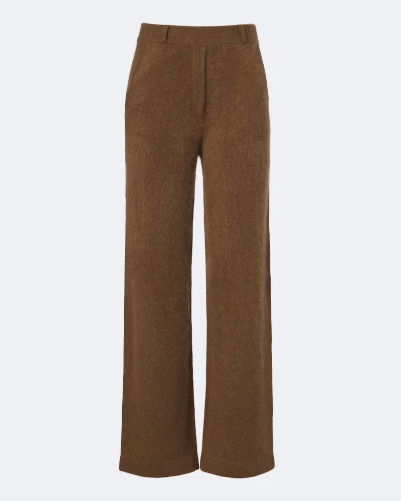 Dorothee Schumacher Weite Hose Fluffy Statements Braun