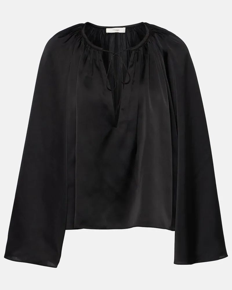 Frame Denim Bluse Schwarz