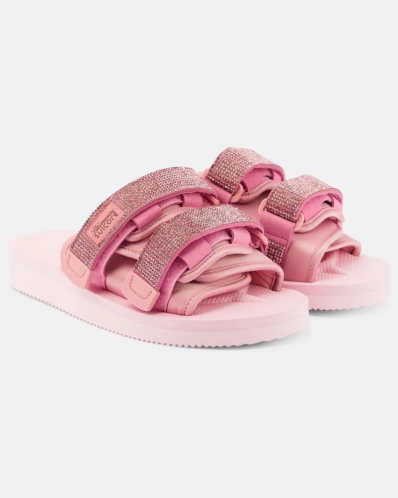Blumarine X Suicoke Pantoletten Moto Rosa