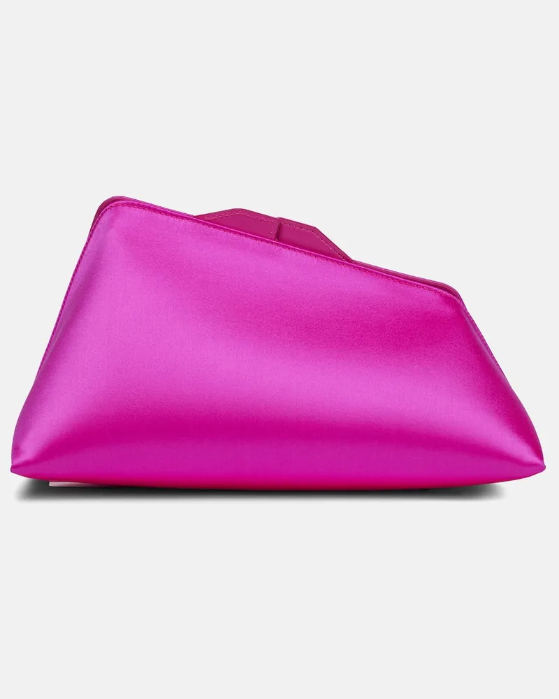ATTICO Clutch 8.30 PM aus Satin Rosa