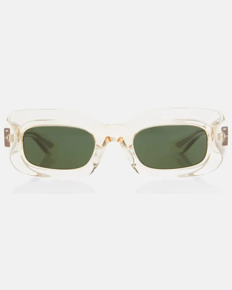 KHAITE X Oliver Peoples Eckige Sonnenbrille 1966C Transparent