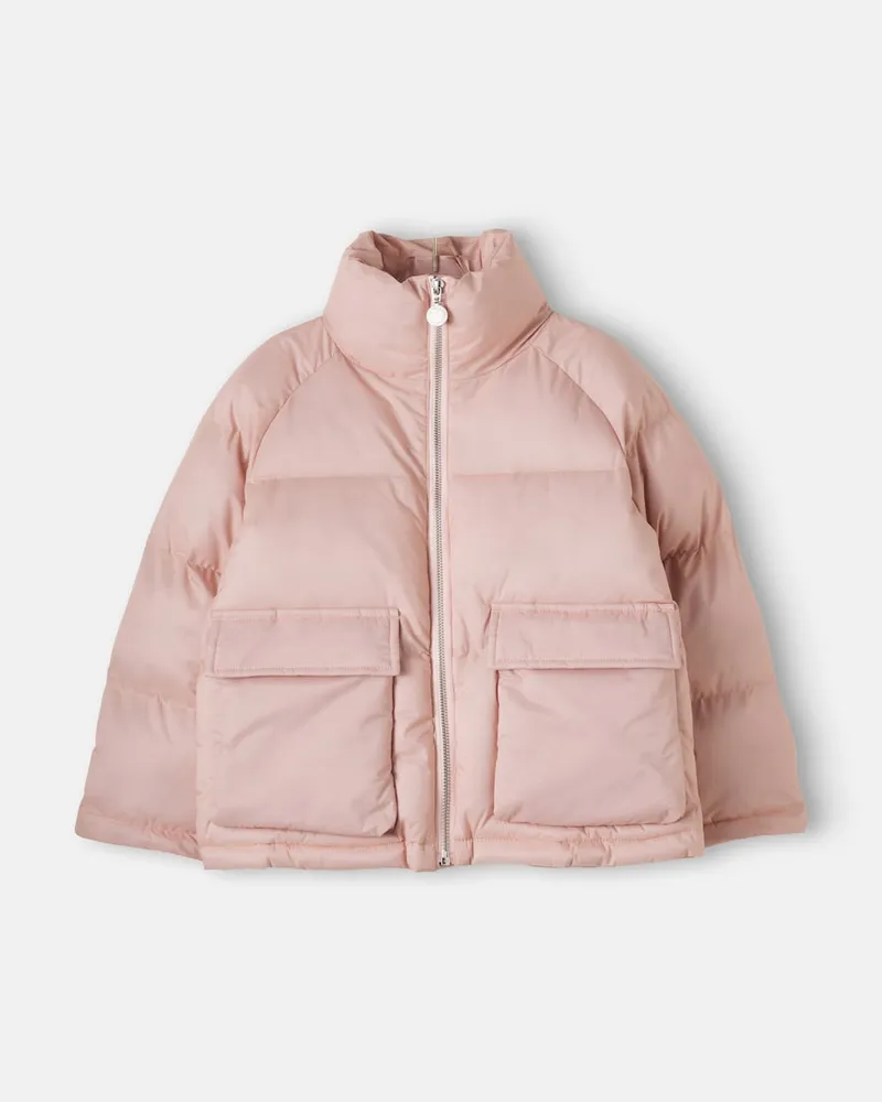 Stella McCartney Kids Wattierte Jacke Rosa