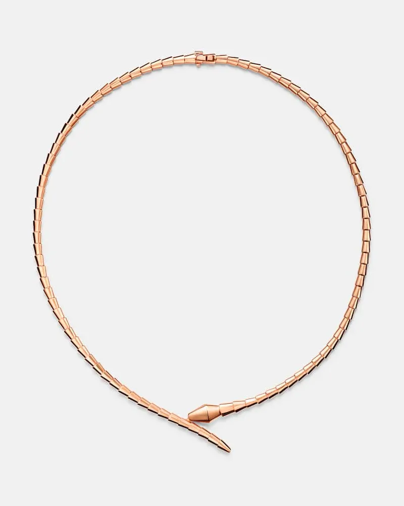 Bulgari Halskette Serpenti Viper aus 18kt Roségold Gold