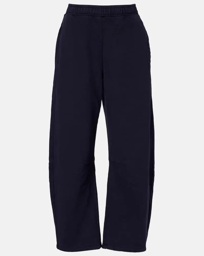 Citizens of humanity Jogginghose Miro aus Baumwoll-Fleece Blau