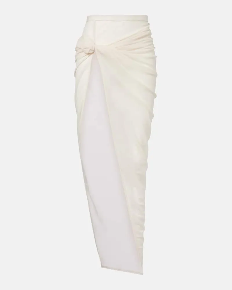 Rick Owens Lilies Maxirock Edfu Grau